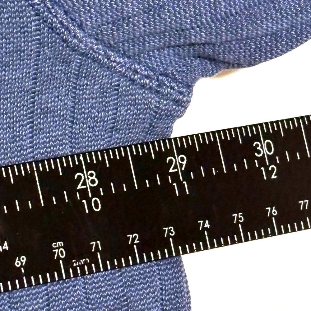 ALEXANDER LLOYD Menswear Blue Textured Long Sleeve Polo Shirt 2XLT Tall‎ Casual - Picture 5 of 7